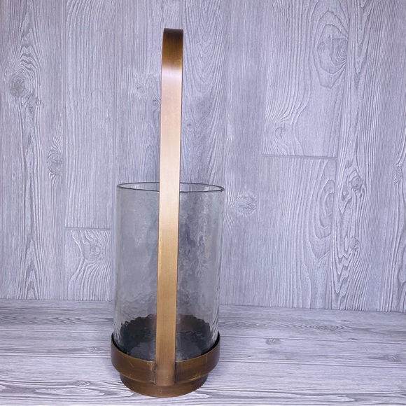 Heavy metal lantern decoration garden decor glass insert planter candel holder - Picture 3 of 4